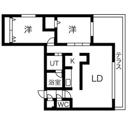 AMS伏見の物件間取画像